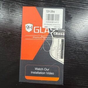 Premium Tempered Glass Screen Protector for S24 Ultra